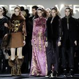 Carrusel final de la colección otoño/invierno 2013/2014 de Roberto Verino en Madrid Fashion Week