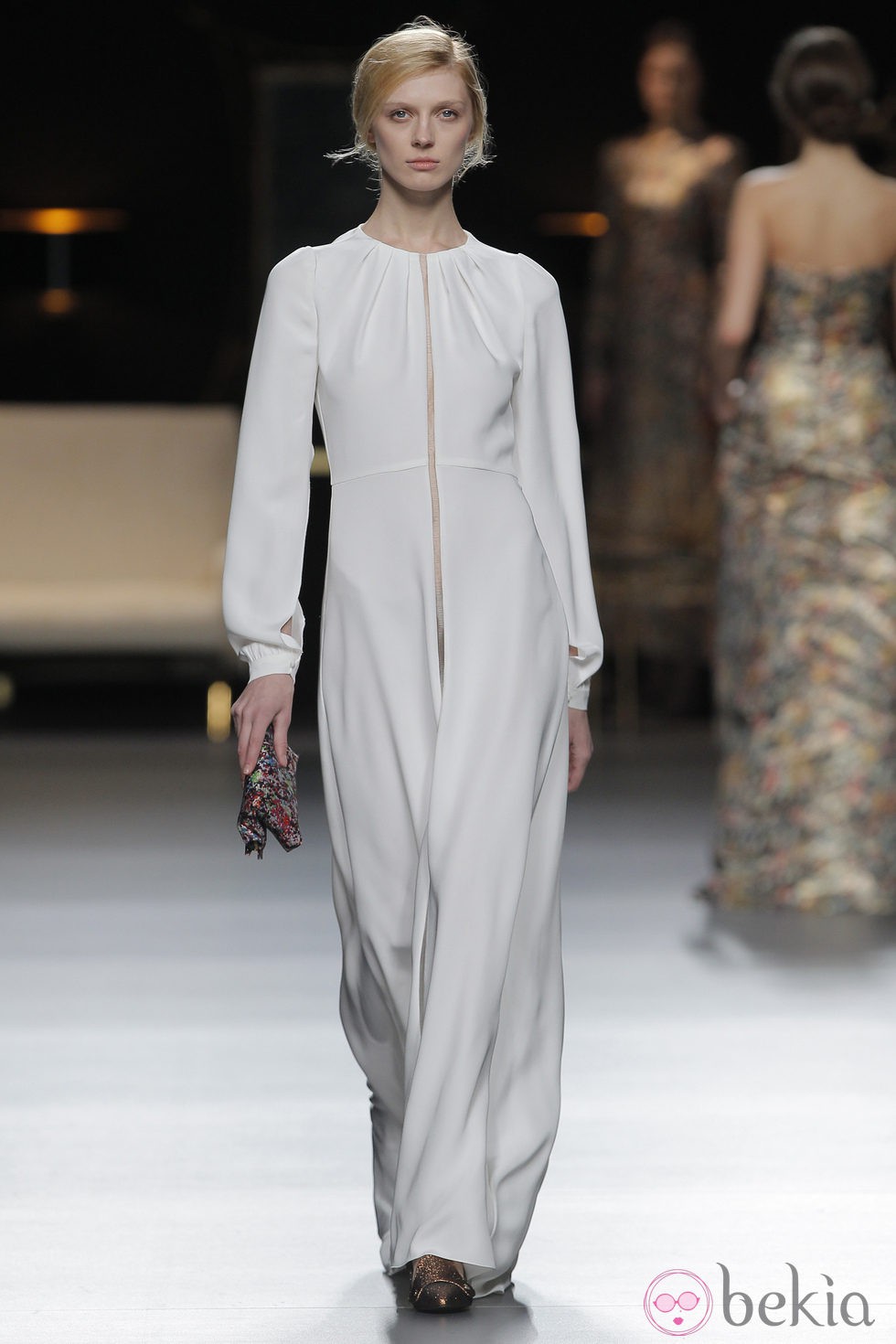 Vestido con cremallera de la colección otoño/invierno 2013/2014 de Juanjo Oliva en Madrid Fashion Week