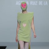 Vestido verde pastel de la colección otoño/invierno 2013/2014 de Ágatha Ruiz de la Prada en Madrid Fashion Week