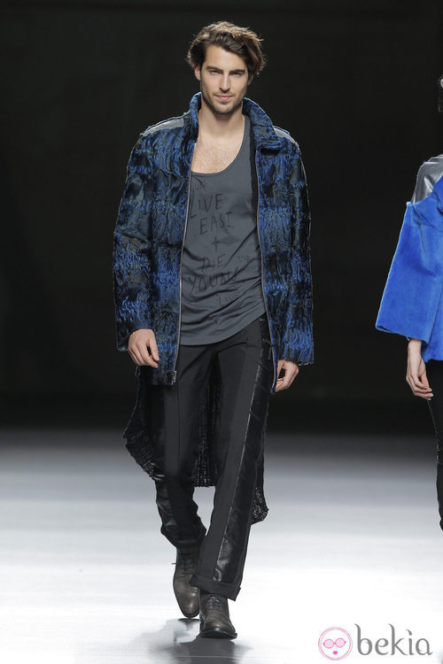 Look masculino de la colección otoño/invierno 2013/2014 de Jesús Lorenzo en Madrid Fashion Week