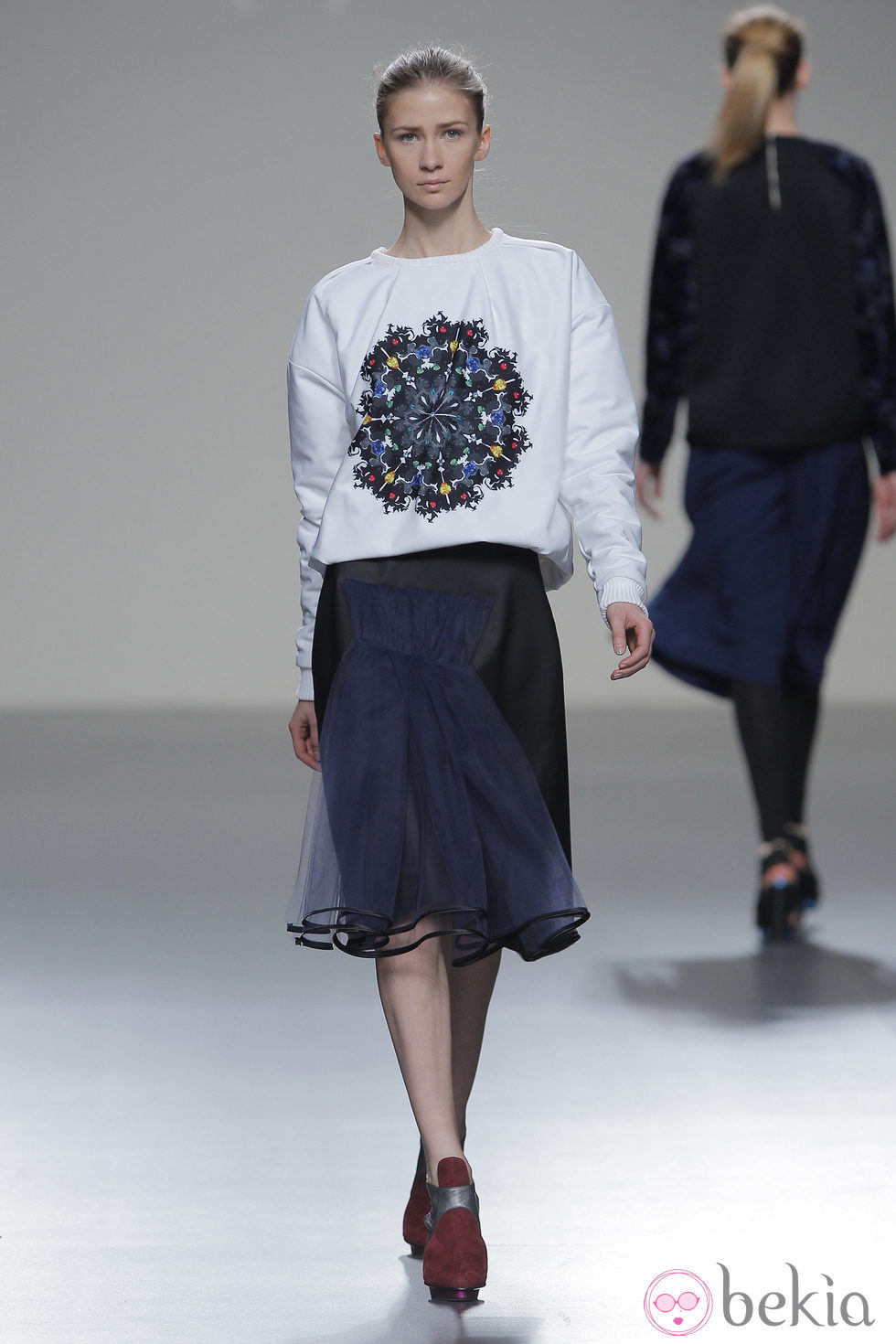 Falda con volantes de la colección otoño/invierno 2013/2014 de POL en Madrid Fashion Week