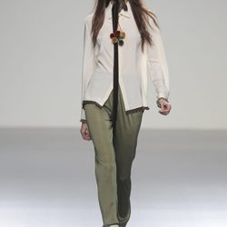 Pantalón tobillero verde de la colección otoño/invierno 2013/2014 de HOWL by Maria Glück en El Ego de Madrid Fashion Week
