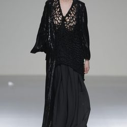 Look total black de la colección otoño/invierno 2013/2014 de Pablo Erroz en El Ego de Madrid Fashion Week