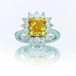 Anillo de diamantes rectangular de la colección de 'Diamonds'