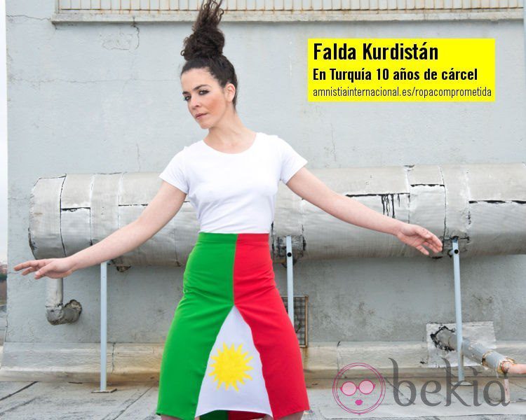 Falda Kurdistán de la colección 'Ropa Comprometida' de Amnistía Internacional