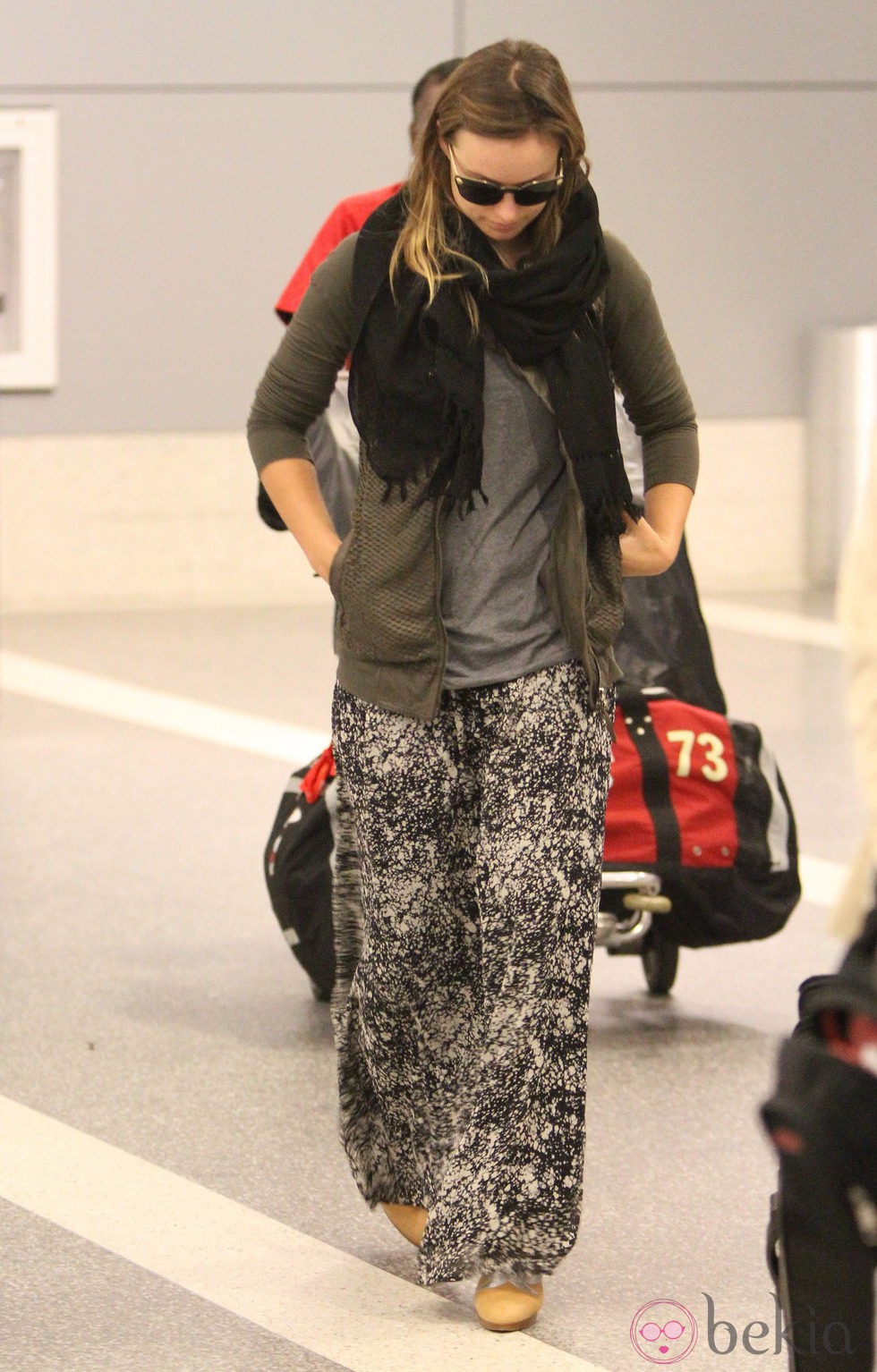 Olivia Wilde en el aeropuerto de Los Angeles