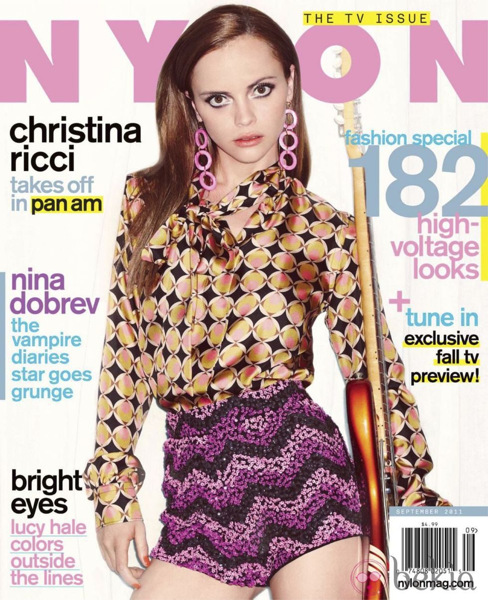 Christina Ricci, portada de Nylon en septiembre de 2011