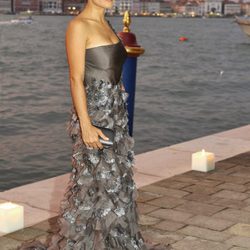 Salma Hayek en la fiesta de Gucci en el Festival de Venecia