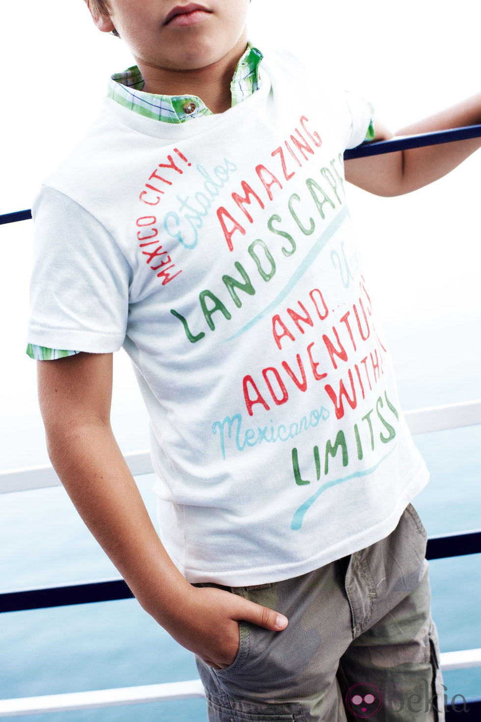 Camiseta con grafismos para niño de la colección primavera/verano 2013 de Benetton