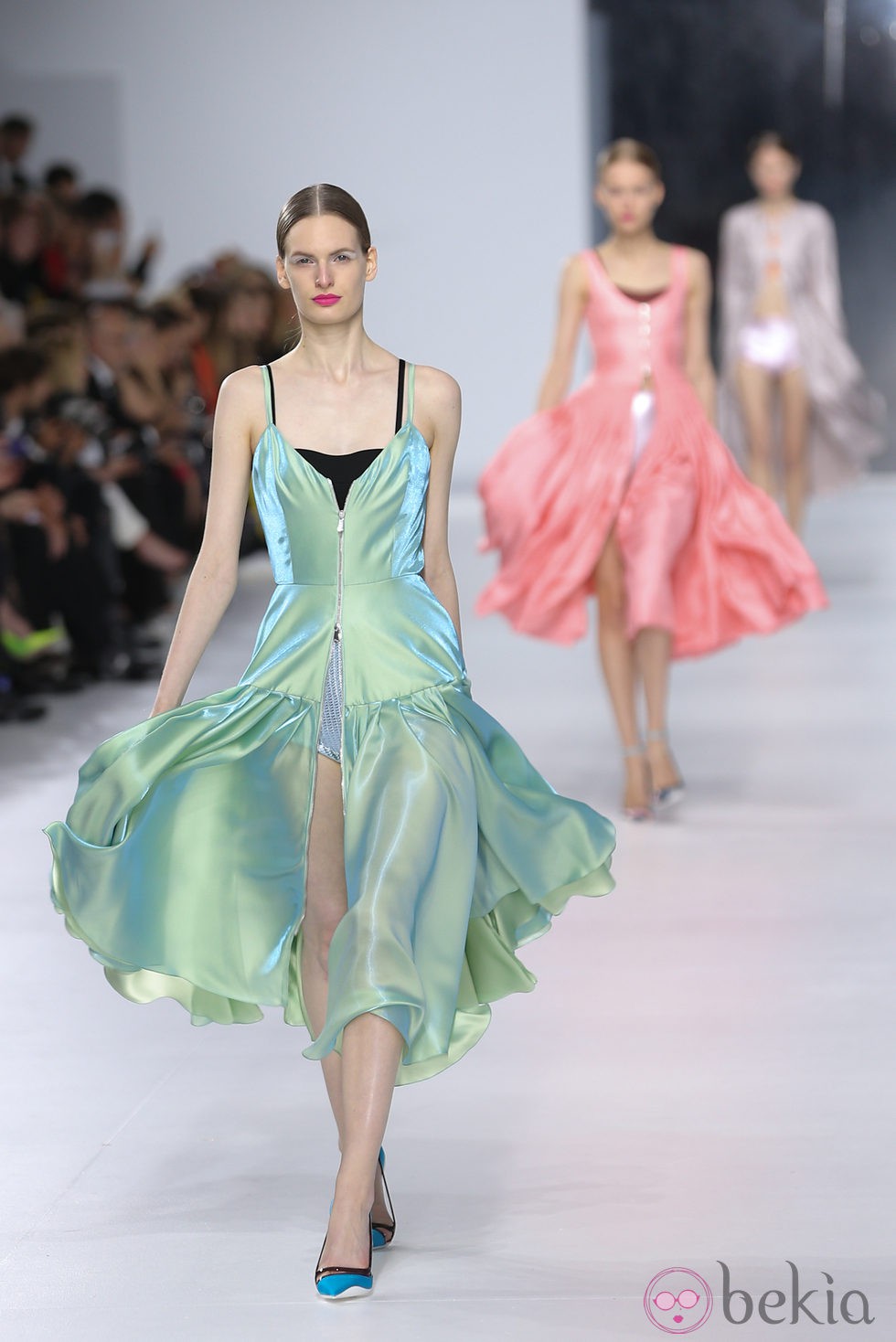 Vestido verde de la colección crucero 2014 de Dior