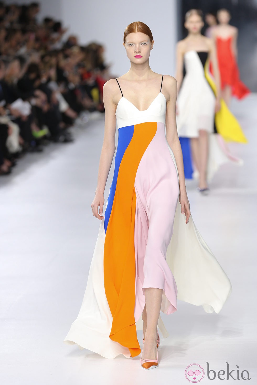 Vestido largo de tirantes de la colección crucero 2014 de Dior