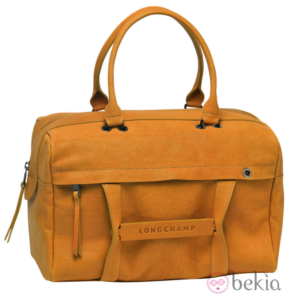 Bolso 3D en color miel de la colección primavera/verano 2013 de Longchamp