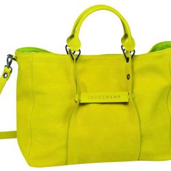 Bolso 3D en color lima de la colección primavera/verano 2013 de Longchamp