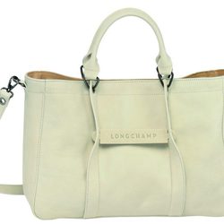 Bolso 3D en color blanco roto de la colección primavera/verano 2013 de Longchamp
