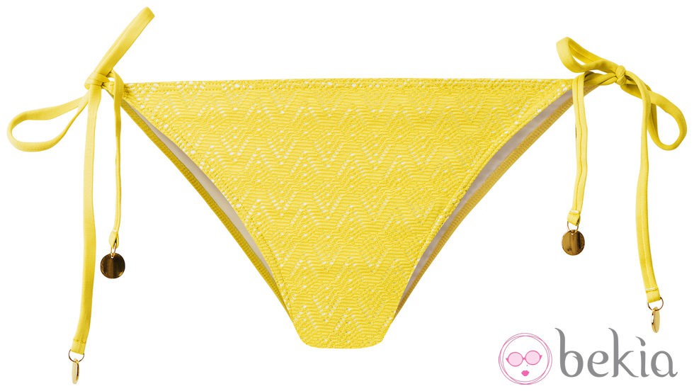 Braguita color amarillo de la colección de baño primavera/verano 2013 de H&M