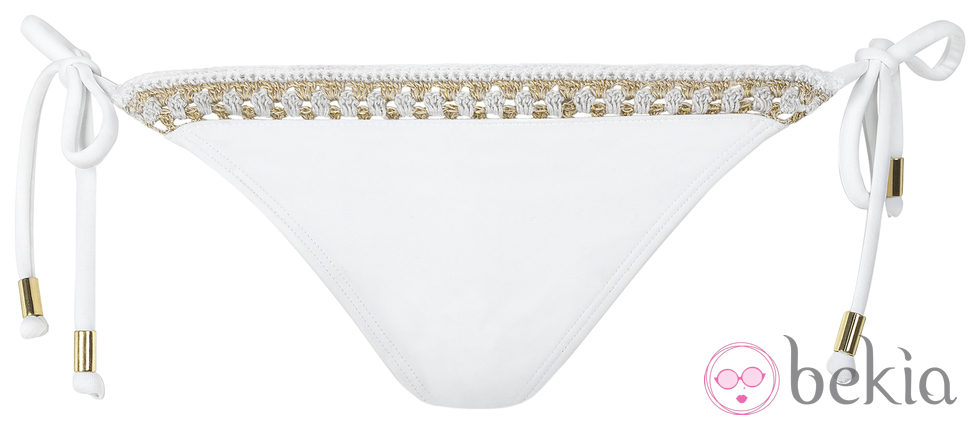 Braguita en color blanco de la colección de baño primavera/verano 2013 de H&M