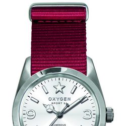 Reloj modelo Sport Marine en rojo de la colección primavera/verano 2013 de Oxygen