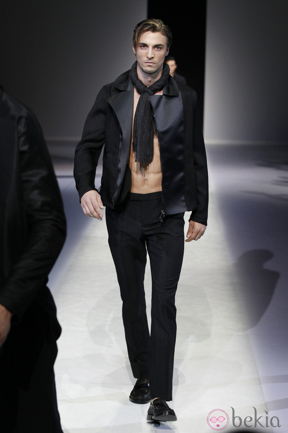 Blazer de la colección primavera/verano 2014 de Emporio Armani en la Semana de la Moda de Milán