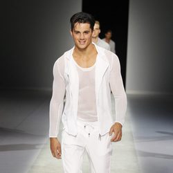 Colección masculina primavera/verano 2014 de Emporio Armani en la Semana de la Moda de Milán
