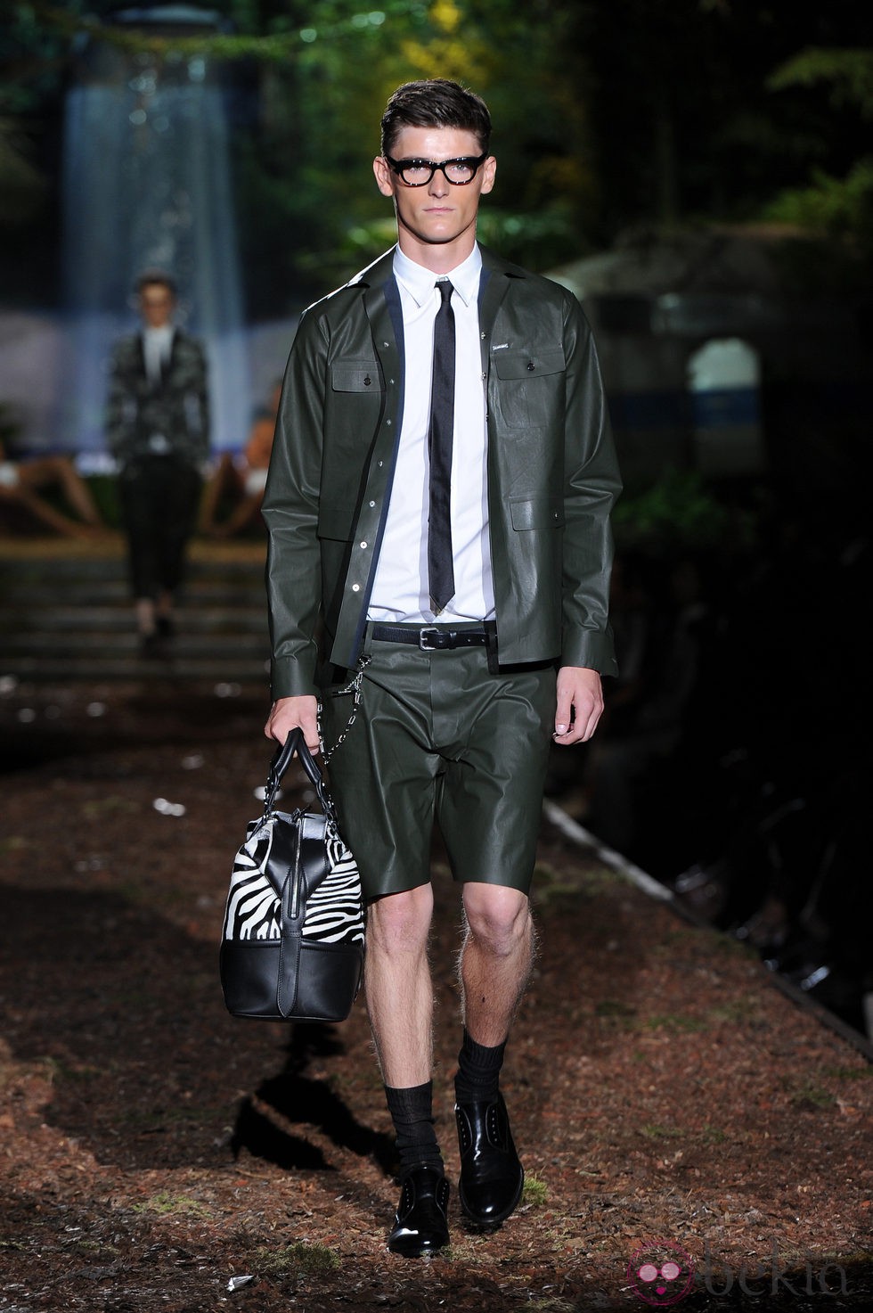 Traje de la colección primavera/verano 2014 de DSquared2 en la Semana de la Moda de Milán