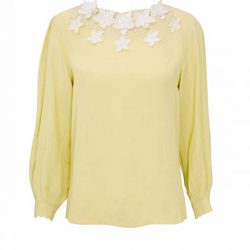 Blusa amarilla de Asos para la colección Rosetti