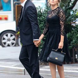 Scarlett Johannson y Matthew McConaughey en el rodaje de un spot en Nueva York