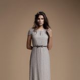 Vestido largo con pedrería de la colección pre fall 2014 de Hoss Intropia