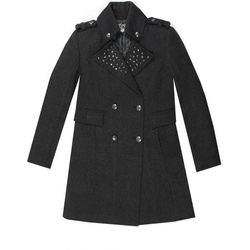 Abrigo negro de la colección otoño/invierno 2013 de Lois