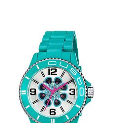 Reloj con correa turquesa de la colección primavera/verano 2013 de Custo