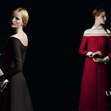 Vestidos rojo y negro de la colección otoño/invierno 2013 de Valentino