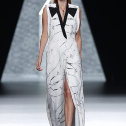 Vestido estampado de la colección primavera/verano 2014 de Ana Locking en Madrid Fashion Week