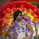 Adorno floral de la colección primavera/verano 2014 de Francis Montesinos en Madrid Fashion Week