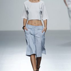 Look informal de la colección primavera/verano 2014 de Rabaneda en Madrid Fashion Week