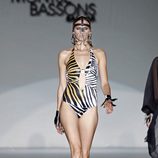 Bañador print de la colección primavera/verano 2014 de Montse Bassons en Madrid Fashion Week