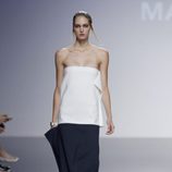 Top blanco de la colección primavera/verano 2014 de Manémané en la pasarela EGO Madrid Fashion Week