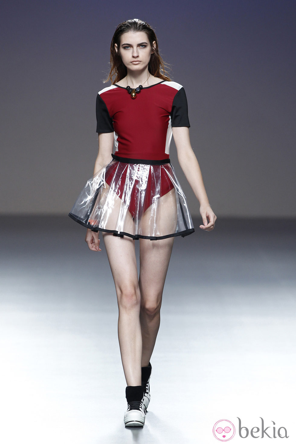 Body rojo de la colección primavera/verano 2014 de POL en la pasarela EGO Madrid Fashion Week