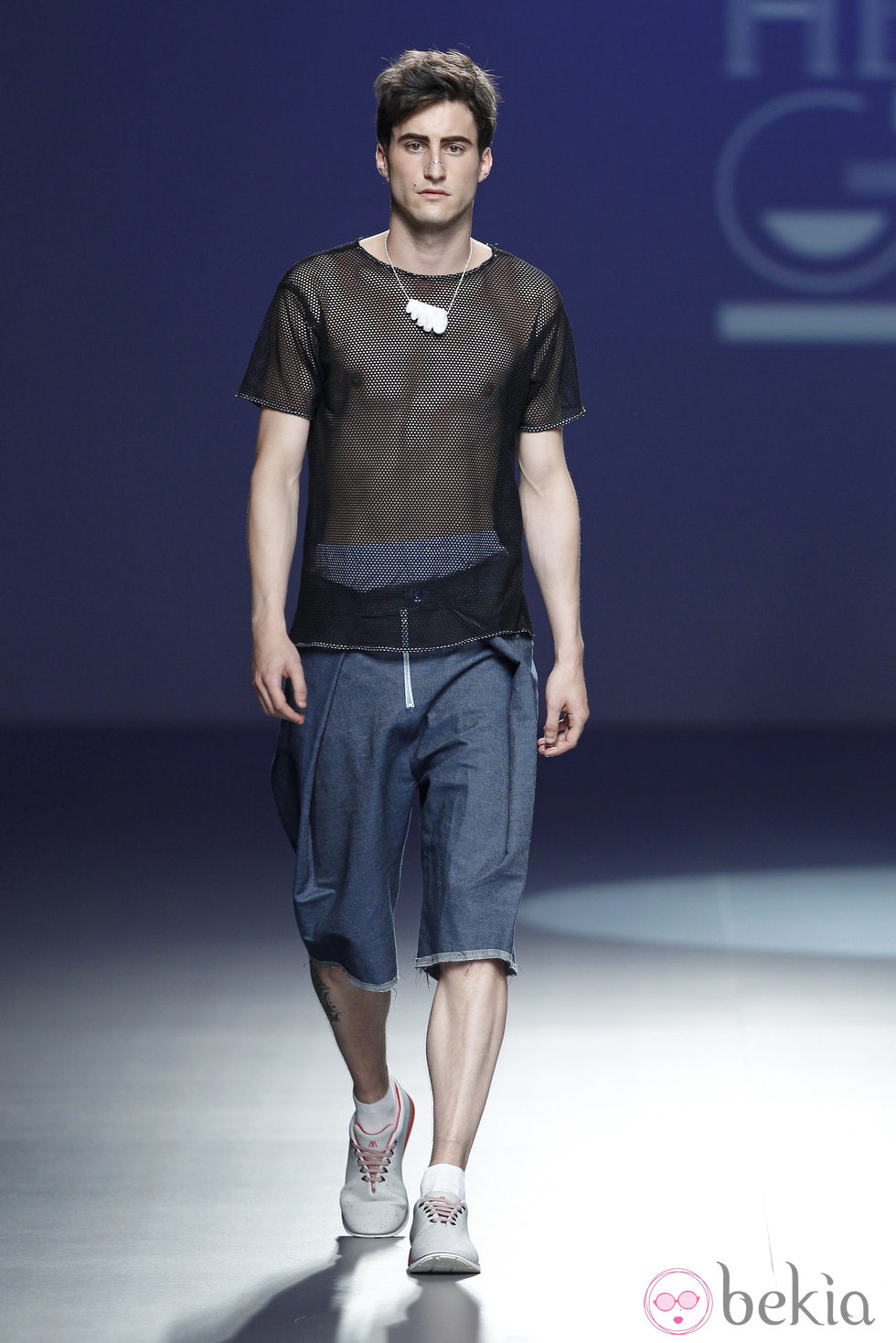 Pantalón pirata de la colección primavera/verano 2014 de Heridadegato en el EGO Madrid Fashion Week