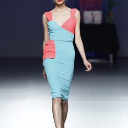 Vestido bicolor de la colección primavera/verano 2014 de Lady Cacahuete en el EGO Madrid Fashion Week