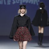 Falda estampada de la colección primavera/verano 2014 de Victor Von Schawarz en el EGO Madrid Fashion Week