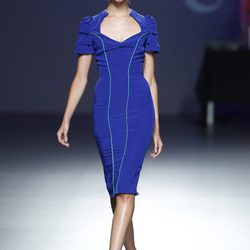 Vestido azul klein de la colección primavera/verano 2014 de Lady Cacahuete en el EGO Madrid Fashion Week