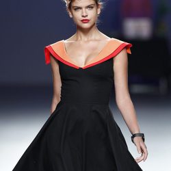 Vestido negro de la colección primavera/verano 2014 de Lady Cacahuete en el EGO Madrid Fashion Week