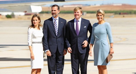 Los Príncipes de Asturias y los Reyes de Holanda en Madrid