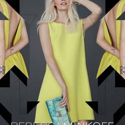 Vestido amarillo de la colección otoño/invierno 2013/2014 de Rebecca Minkoff