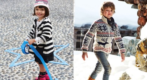 Chaqueta de lana de la colección otoño/invierno 2013 de Benetton Kids