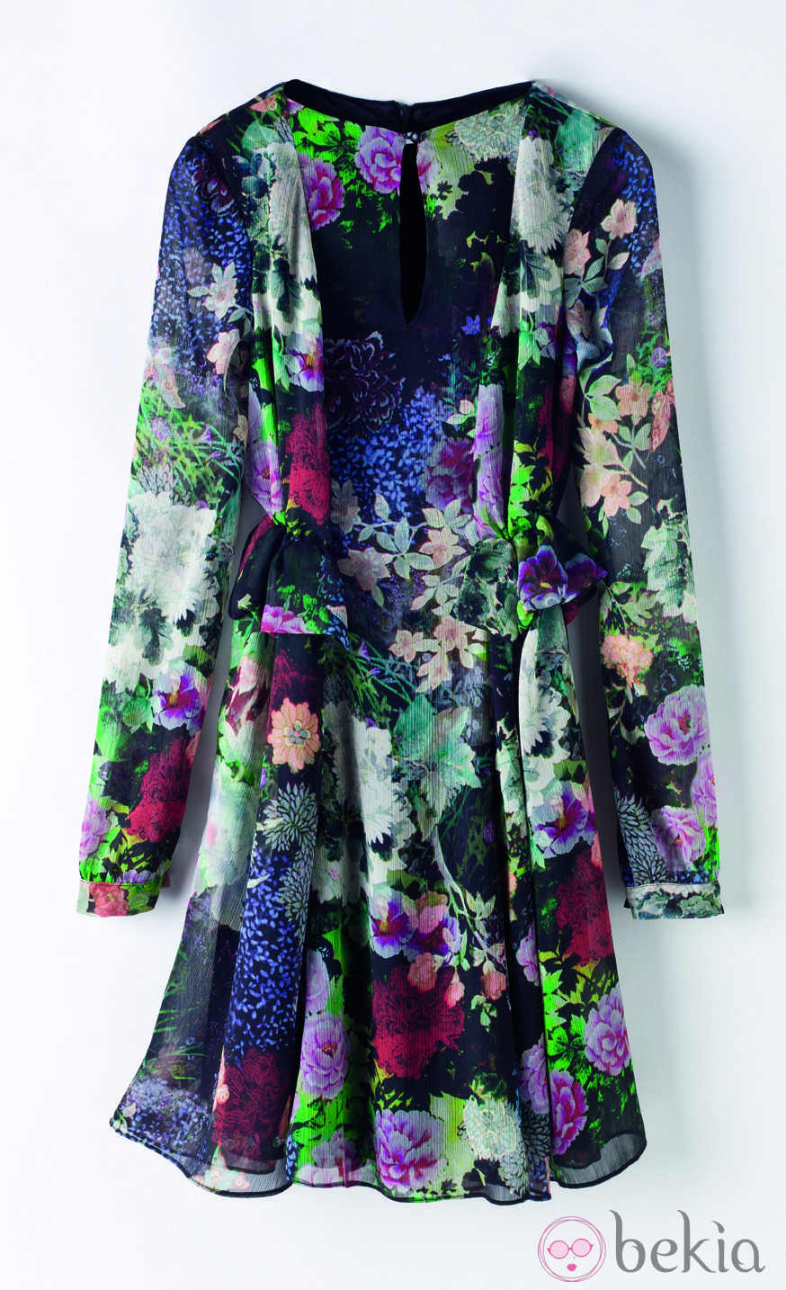 Vestido estampado de la colección de Juanjo Oliva para Elogy otoño/invierno 2013/2014