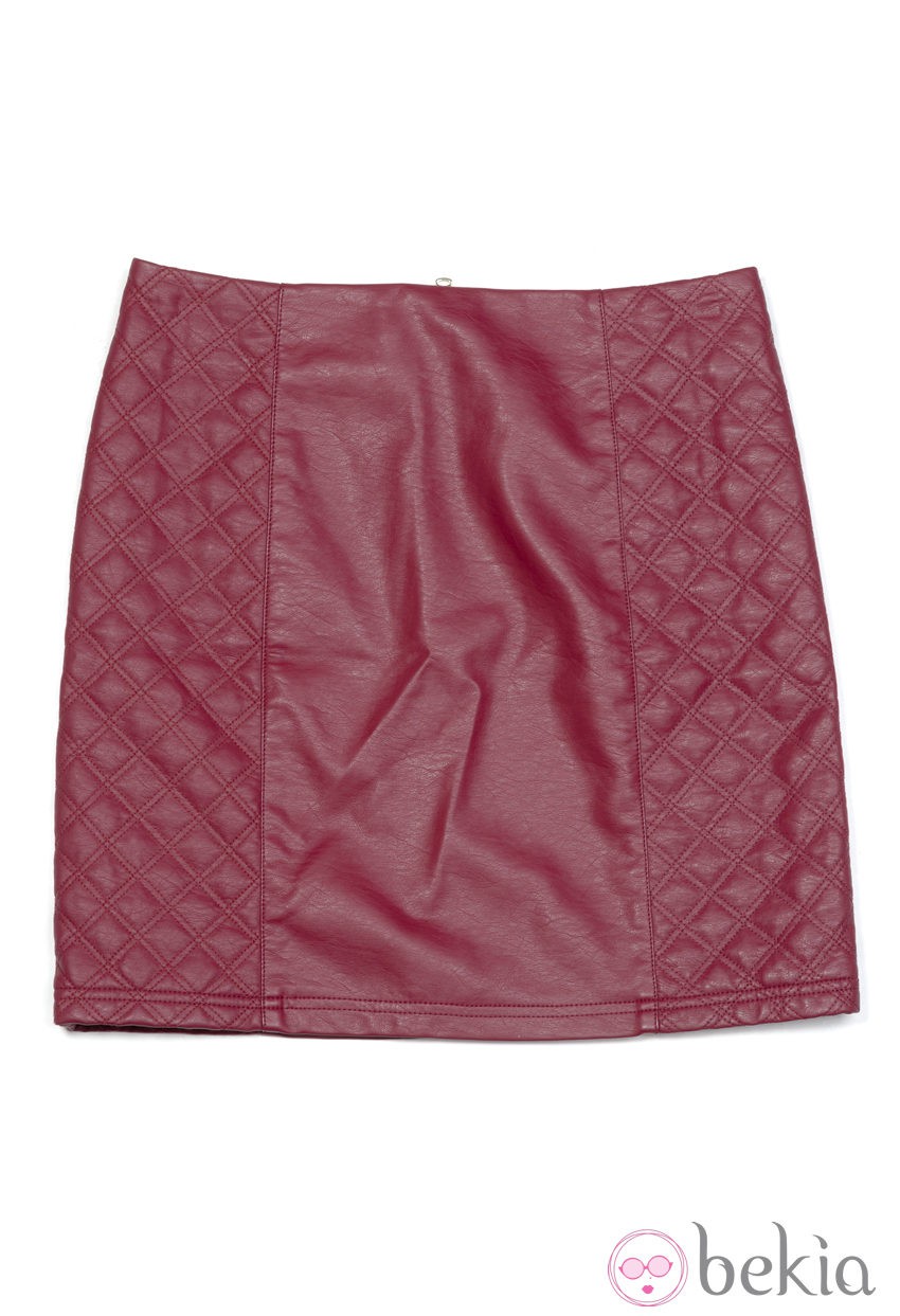 Minifalda de cuero de la colección otoño/invierno 2013/2014 de Amichi