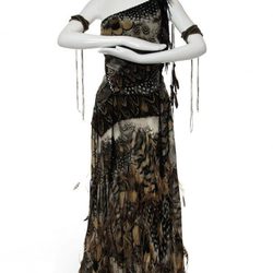 Vestido inspirado en Pocahontas de Roberto Cavalli