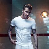 David Beckham con calzoncillos y camiseta de la colección otoño/invierno 2013/2014 Bodywear de H&M