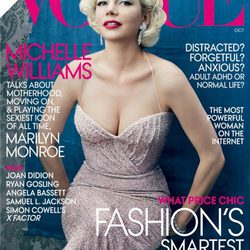 Michelle Williams, portada de Vogue USA en octubre de 2011