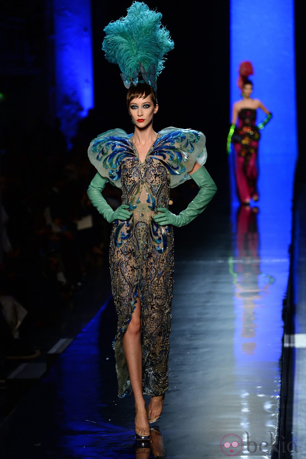 Vestido de la colección primavera/verano 2014 de Jean Paul Gaultier en la Semana de la Moda de París
